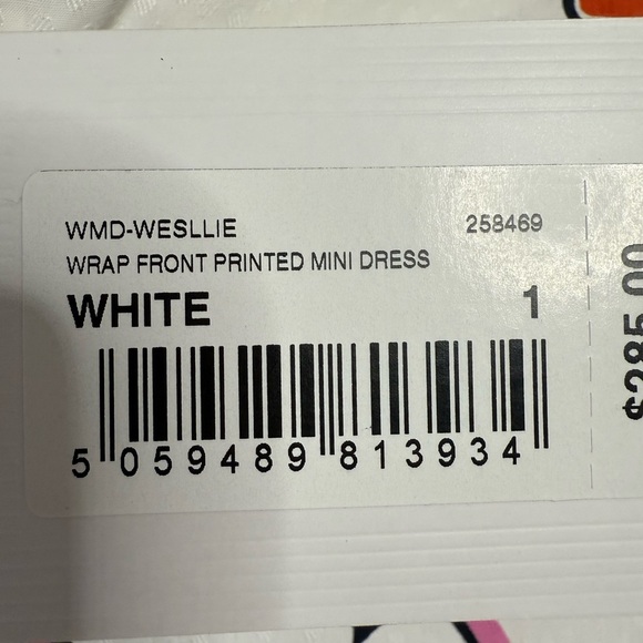 Ted Baker WESLLIE FLORAL WRAP FRONT DRESS IN WHITE Size 1 / XS / 0-2 NEW - Picture 9 of 17